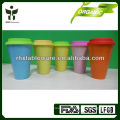 eco-friendly bamboo mug with lid